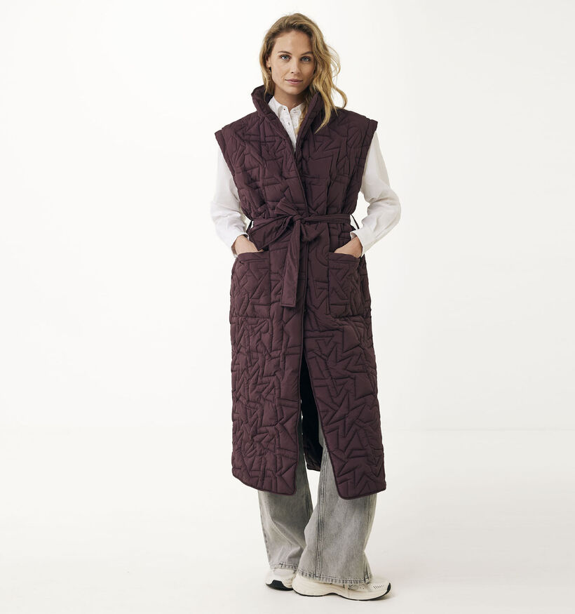 Mexx Manteau long en Bordeaux pour femmes (361059)