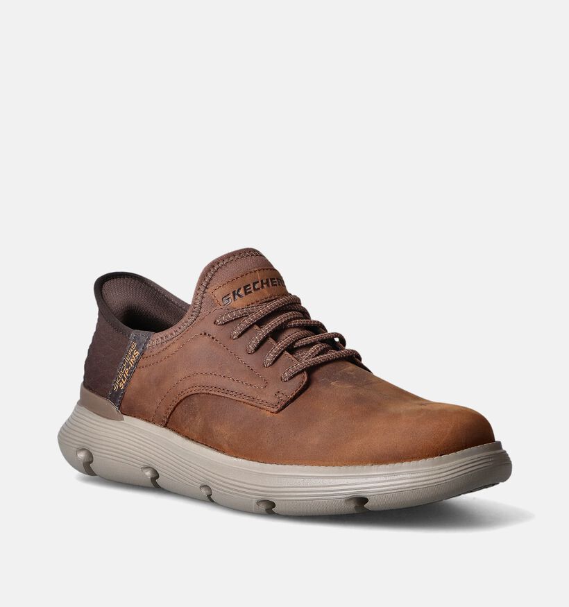 Skechers Garza Gervin Cognac Slip-ins voor heren (350325)