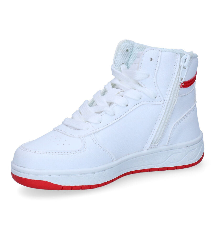 CEMI Witte Hoge sneakers voor jongens, meisjes (330919)