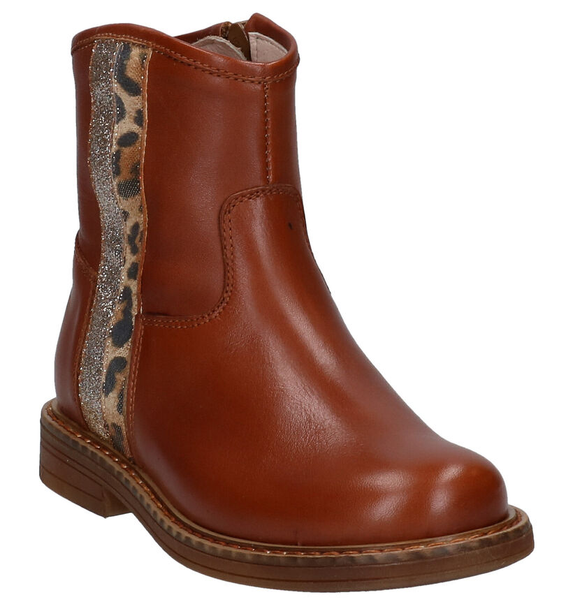 K3 Bottes basses en Cognac en cuir (282868)