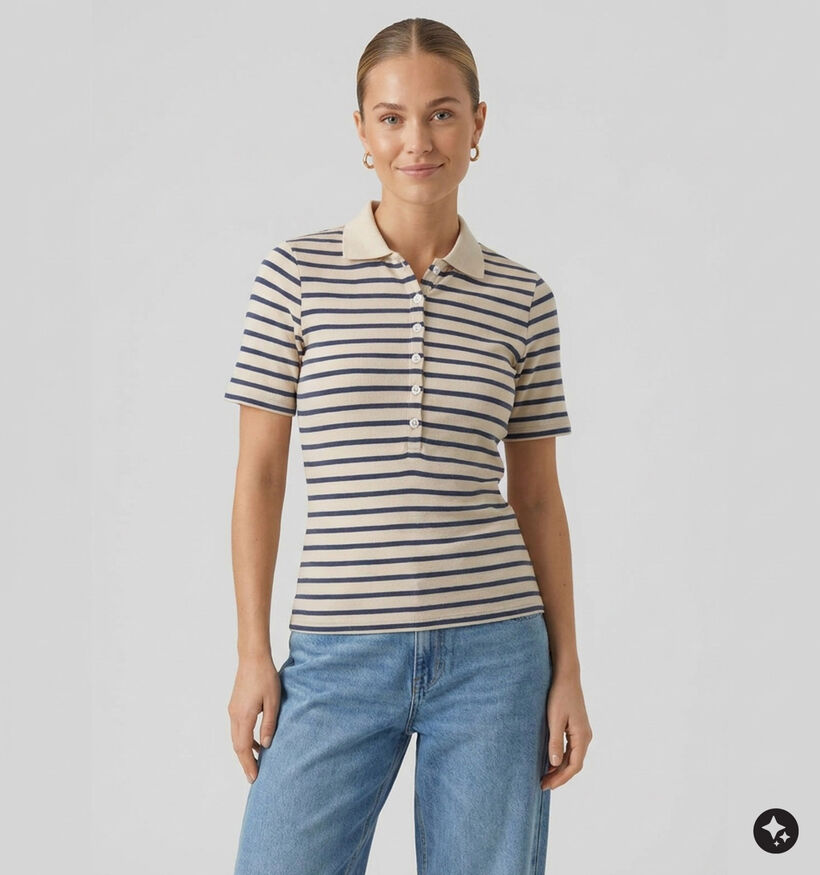 JDY Loretta Beige T-shirt voor dames (378286)