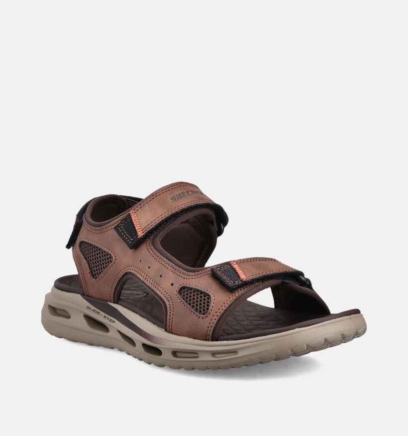 Skechers Orvan Bruine Sandalen voor heren (371054)
