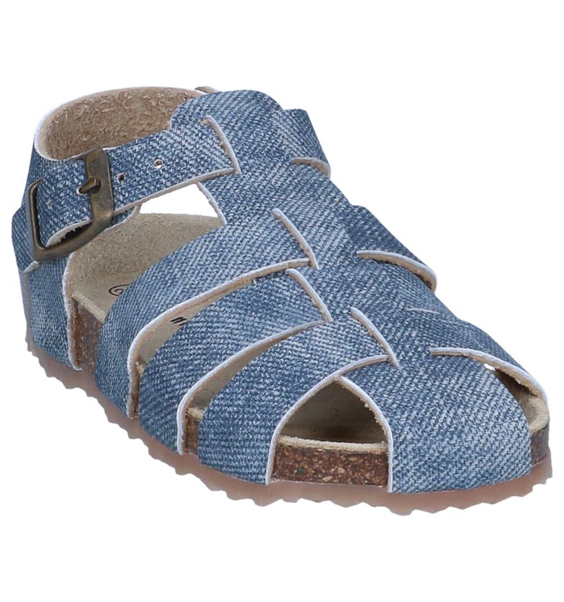 Blauwe Sandalen Milo & Mila in kunstleer (245129)