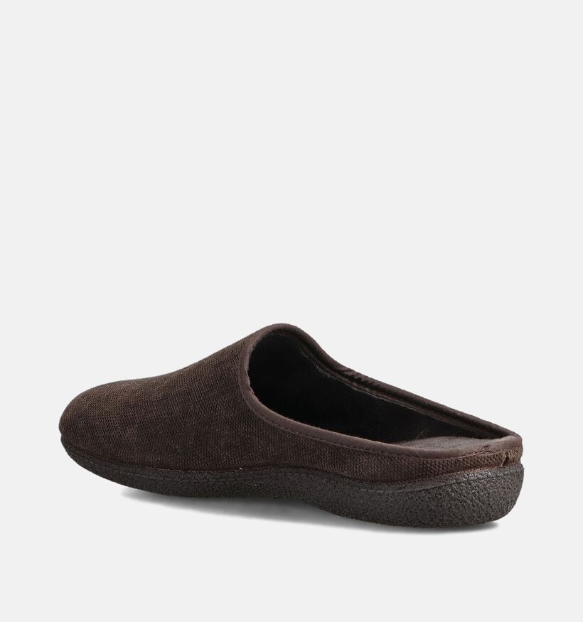 Alberola Pantoufles en Marron pour hommes (365481)