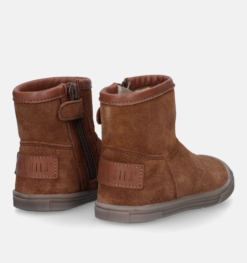 Milo & Mila Boots pour bébé en Cognac pour filles, garçons (329703)