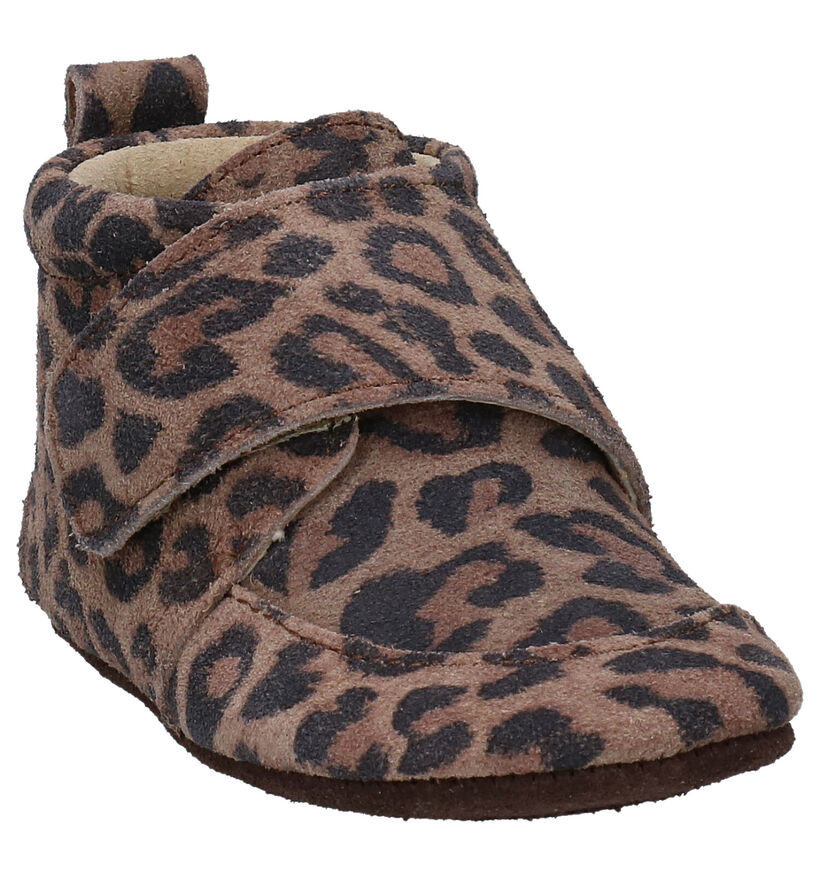 En Fant Chaussons pour bébé en Marron pour filles (297717)