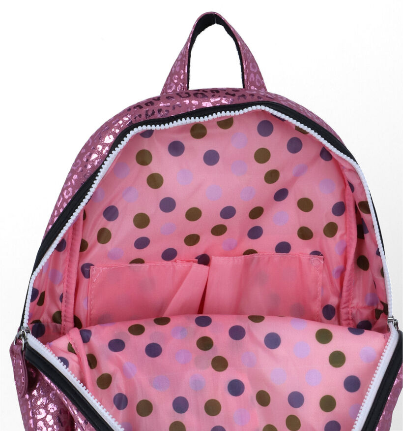 Zebra Roze Rugzak in kunstleer (328798)