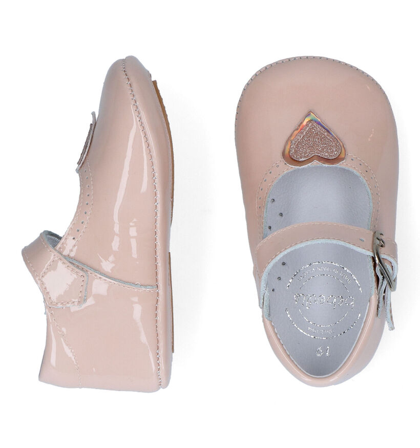 Beberlis Kuki Chaussons pour bébé en Rose pour filles (307013)