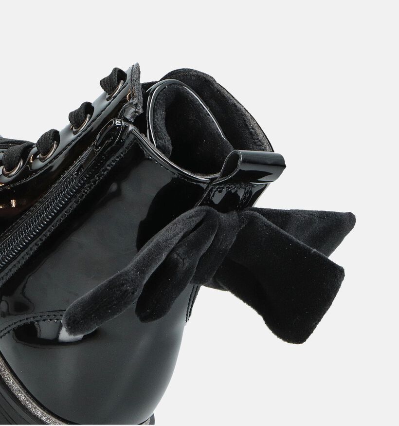 Milo & Mila Bow Chaussures hautes en Noir pour filles (362882)