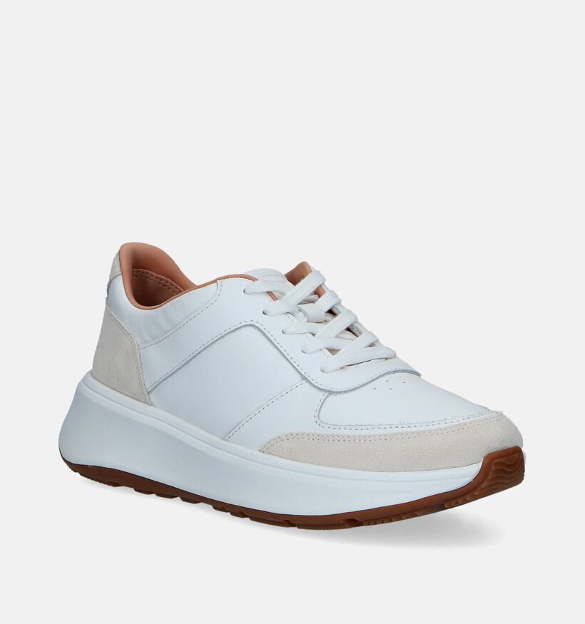FitFlop F-Mode Flatform Witte Sneakers voor dames (336953) - geschikt voor steunzolen