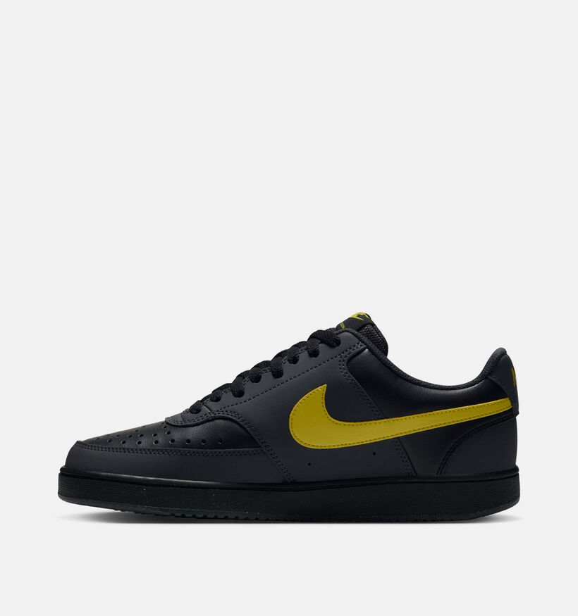Nike Court Vision Low Next Nature Baskets en Gris fonc&eacute; pour hommes (380984)