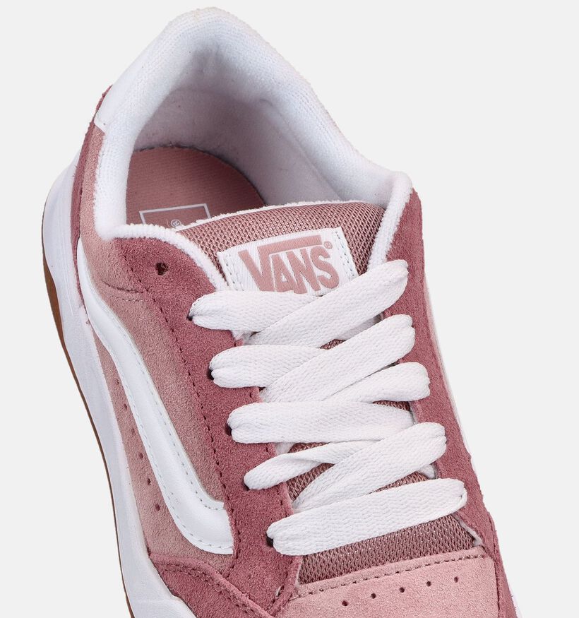 Vans Hylane Baskets en Rose/Blanc pour filles (368971)