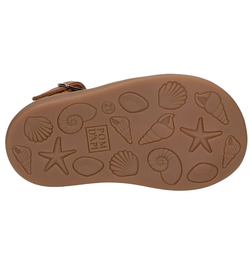 Pom d'Api Poppy Berry Cognac Sandaaltjes in leer (268793)