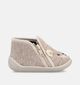 Milo & Mila Pantoufles pour b&eacute;b&eacute; en Beige pour filles (380977) - pour semelles orthop&eacute;diques