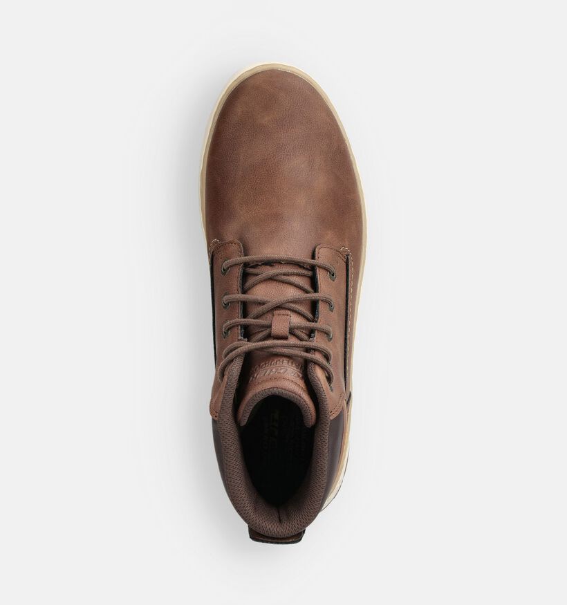 Skechers Garlan Deno Bruine Boots met Veter voor heren (378008)