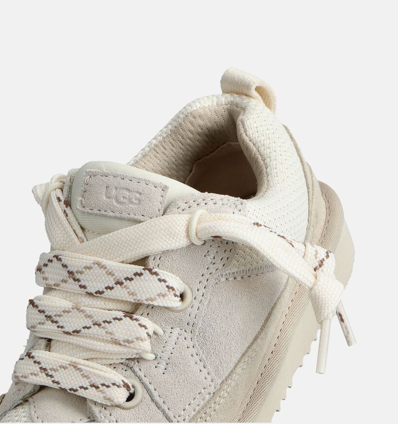 UGG Lowmel Baskets en Marron UGG Lowmel Baskets en Blanc pour filles (373331)