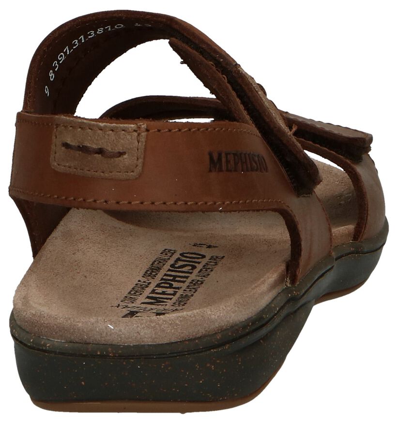 Mephisto Sagun Scratch Sandales en Brun pour hommes (355186)