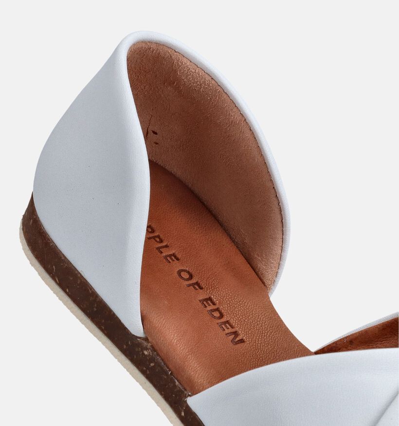 Apple of Eden Chuisi Sandales plates en &Eacute;cru pour femmes (372271)