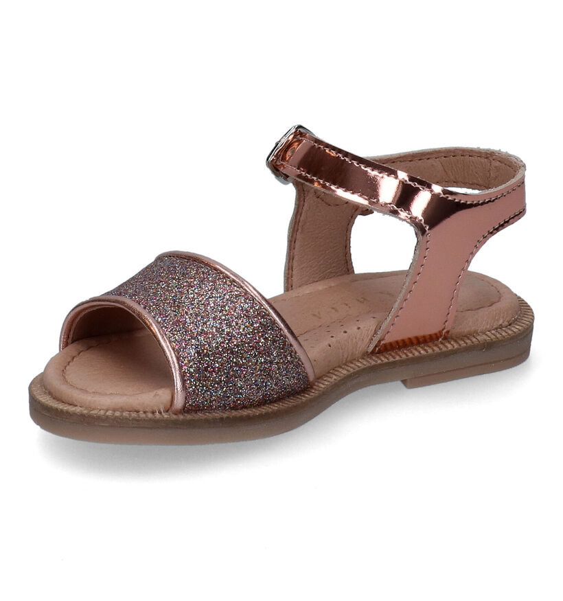 Milo & Mila Rose gold Sandalen voor meisjes (324512)