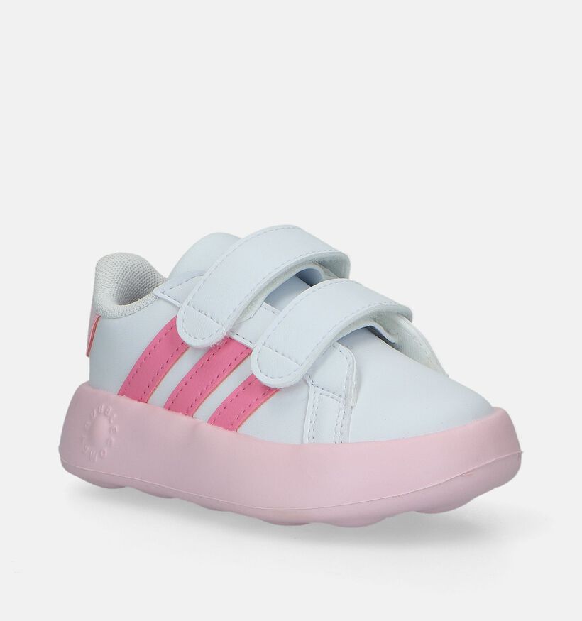 adidas Grand Court 2.0 CF I Witte Sneakers voor meisjes (341680)