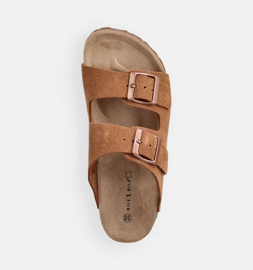 Milo & Mila Lichtbruine Slippers voor jongens, meisjes (373085)