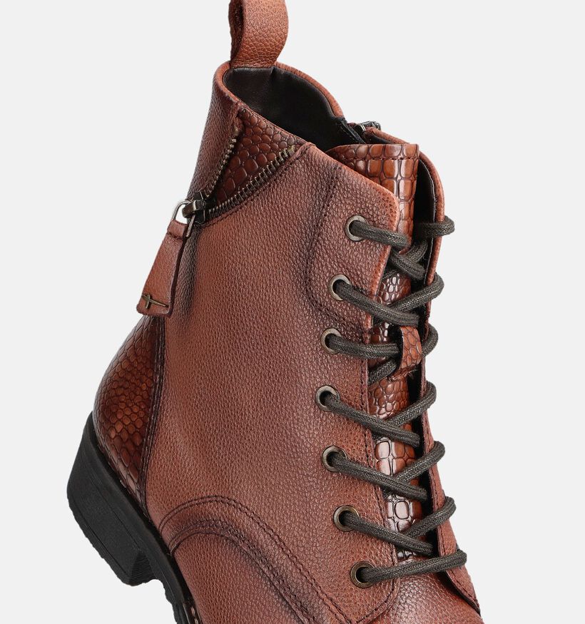Tamaris Boots à lacets en Cognac pour femmes (362761)