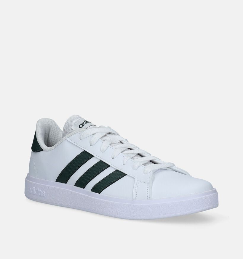 adidas Grand Court Base 2.0 Witte Sneakers voor jongens, heren (341479)