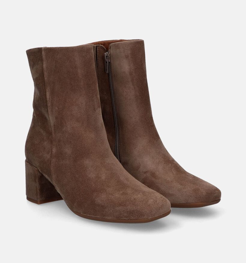Comfort Bottines à talons en Marron en daim (315155)