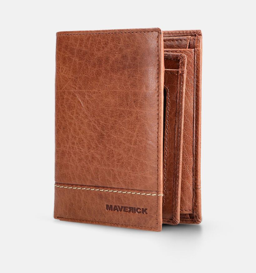 Maverick Portefeuille en Cognac pour hommes (365802)