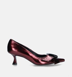 Zinda Escarpins avec noeud en Bordeaux pour femmes (348866)