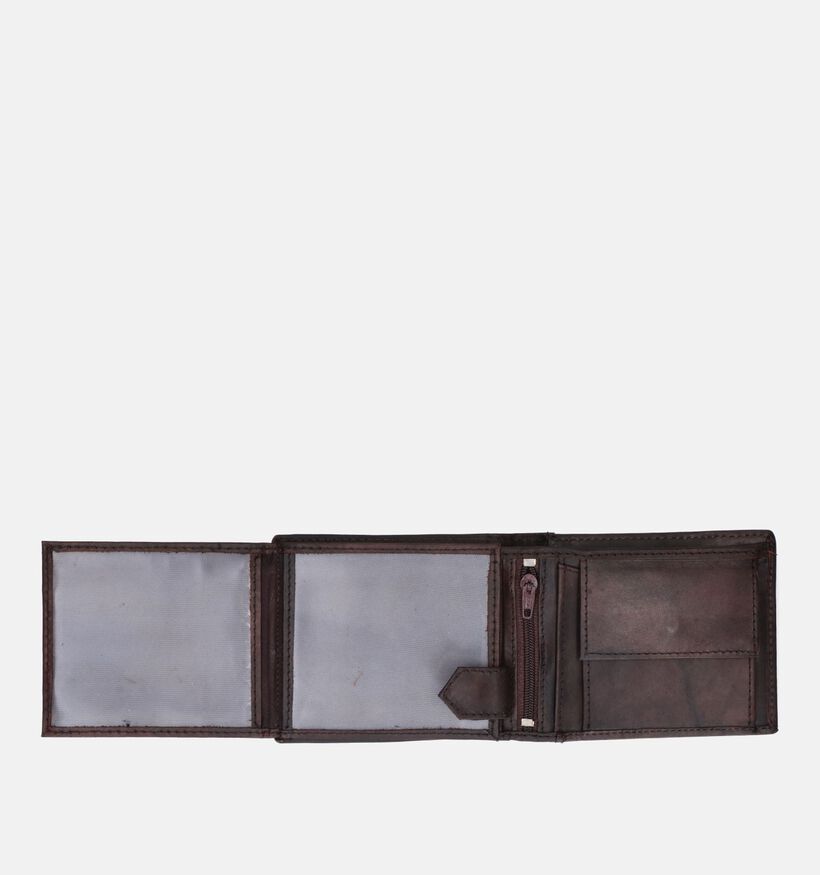 Euro-Leather Portefeuille en Marron pour hommes (353555)
