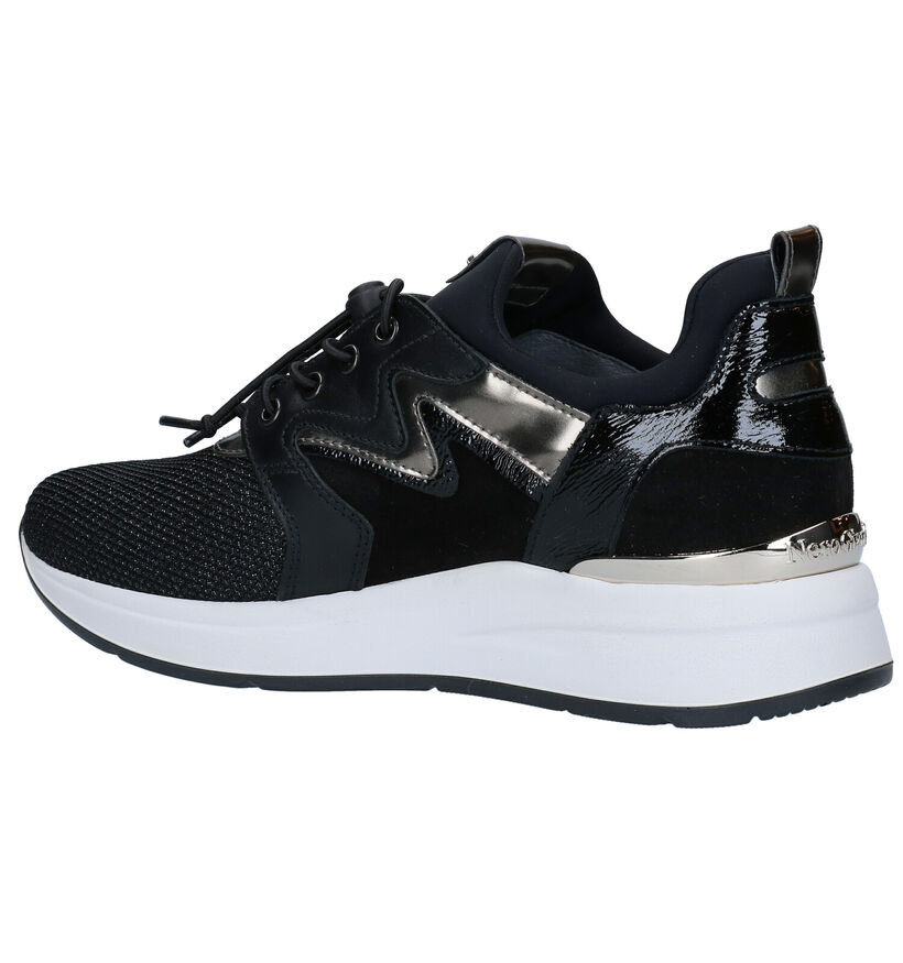 NeroGiardini Zwarte Slip-on Sneakers in daim (281739)