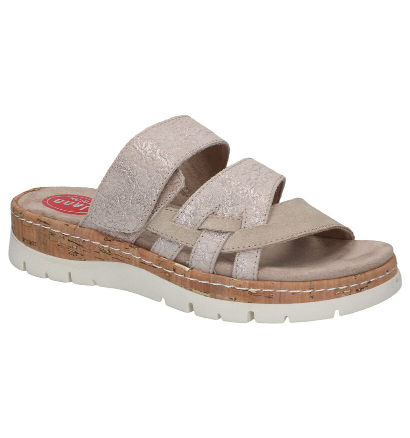 Jana Beige Sandalen in nubuck (286448)