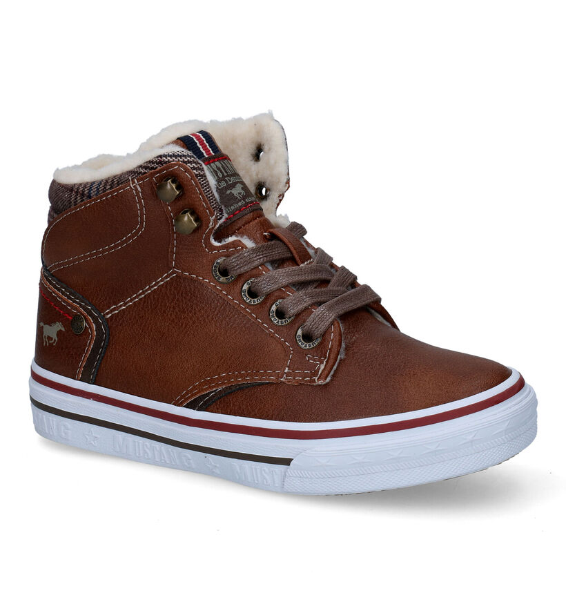 Mustang Chaussures hautes en Marron pour garçons (313979)