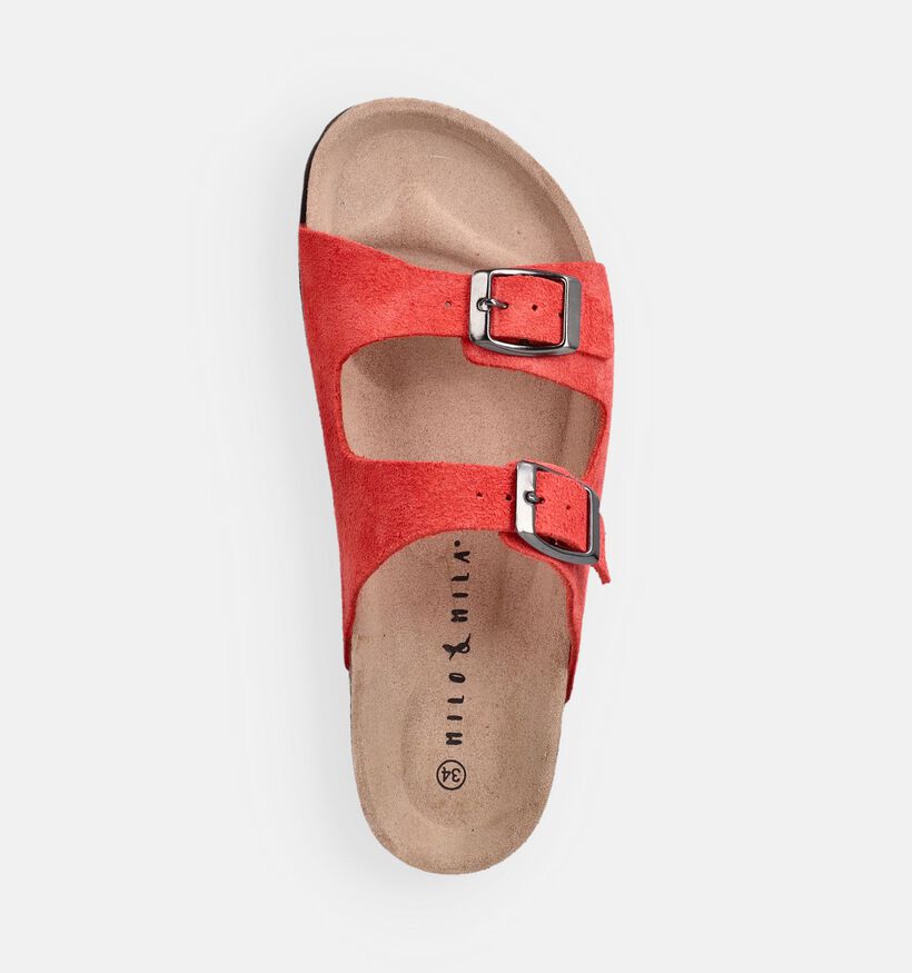 Milo & Mila Nu-pieds en Rouge pour filles (372447)