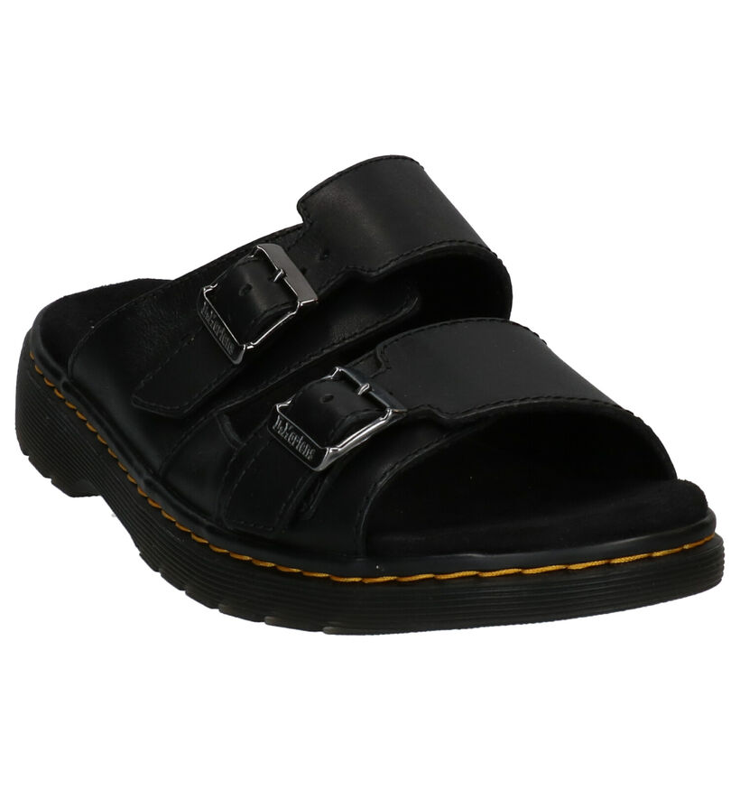 Dr. Martens Nikolai Nu-pieds en Noir en cuir (265575)