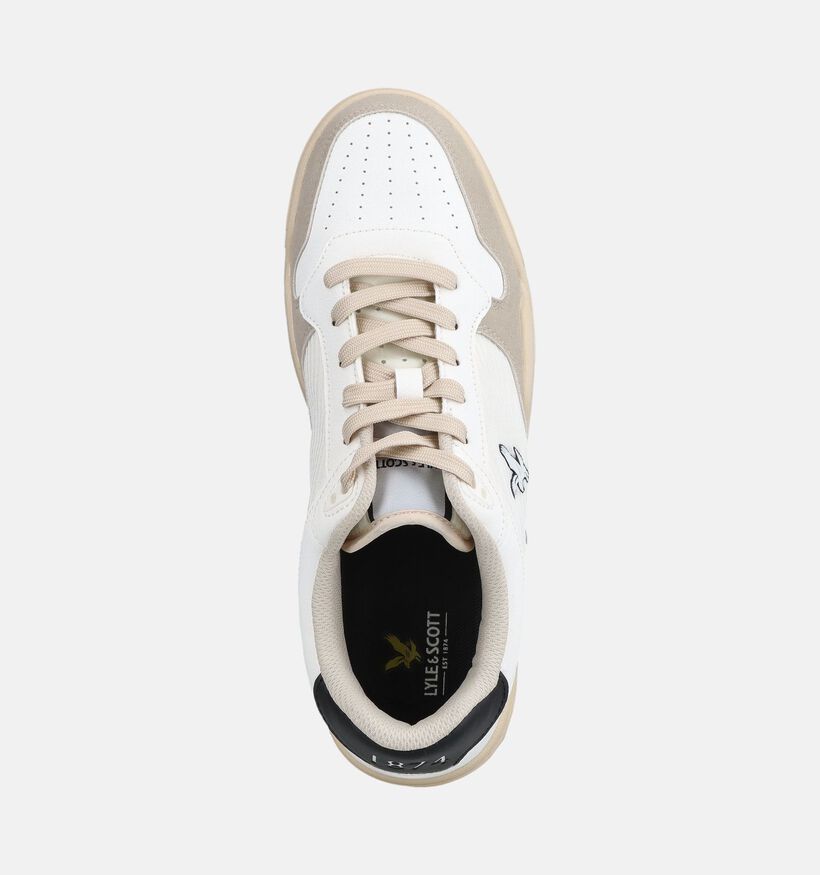 Lyle & Scott Chaussures plates en Blanc pour hommes (378098) - pour semelles orthop&eacute;diques