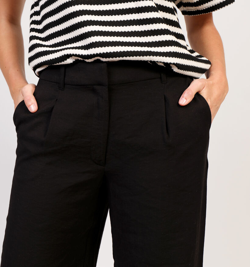JDY Zenya Pantalon large en Noir L32 pour femmes (351381)