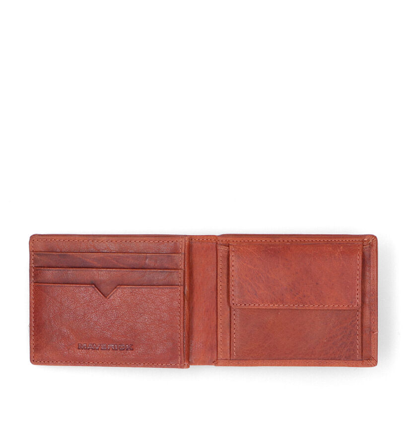 Maverick Bruine Portefeuille voor heren (358823)