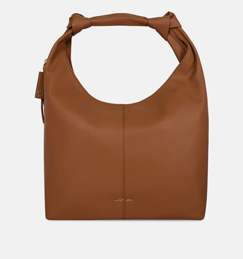 Laurent David Schoudertassen Zwart/Beige/Cognac