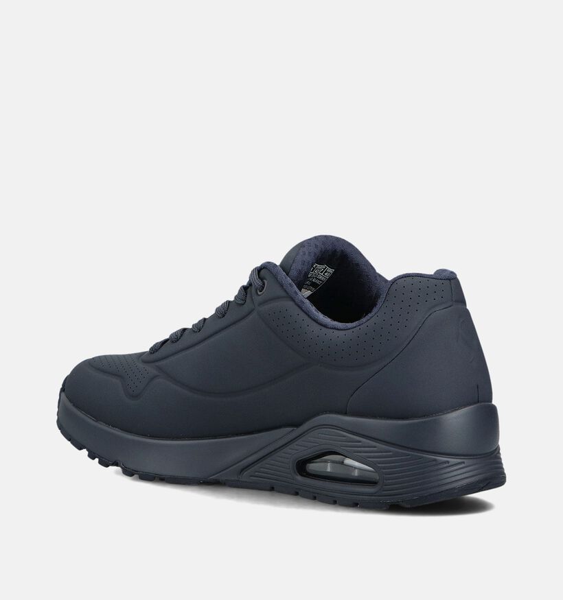 Skechers Uno Stand On Air Donkerblauwe Sneakers voor heren (379531) - geschikt voor steunzolen