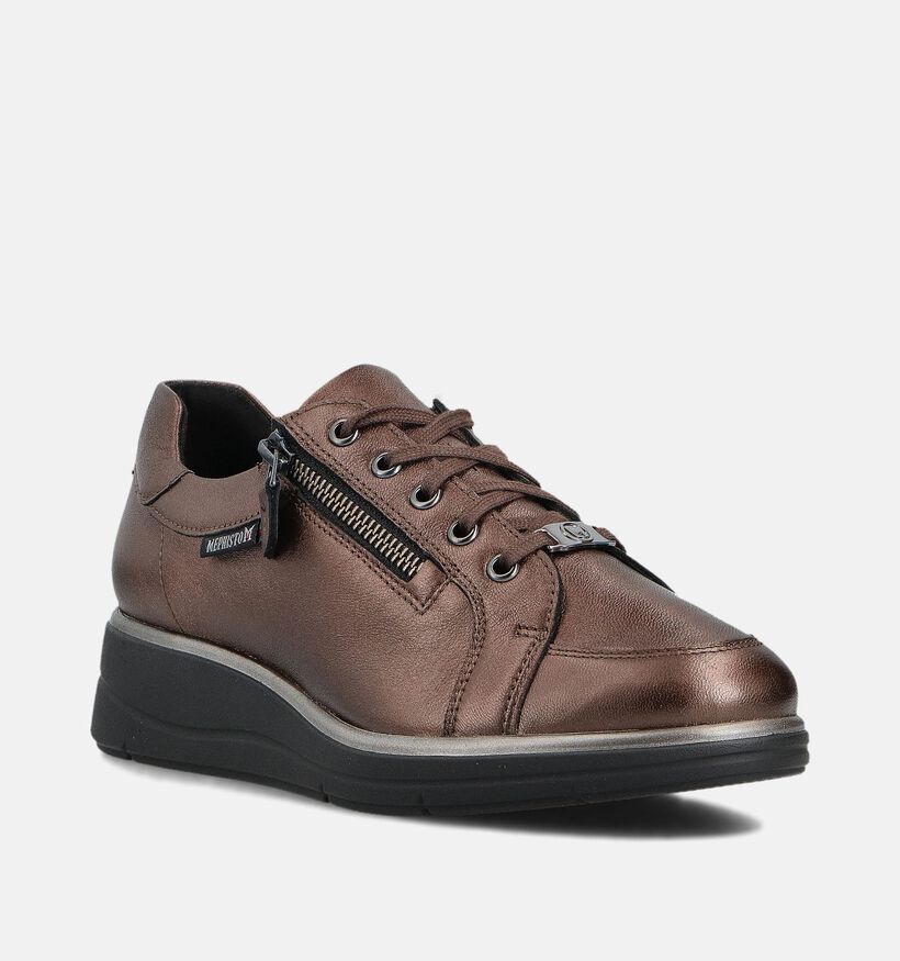 Mephisto Pelagia Bronze Veterschoenen voor dames (362711) - geschikt voor steunzolen