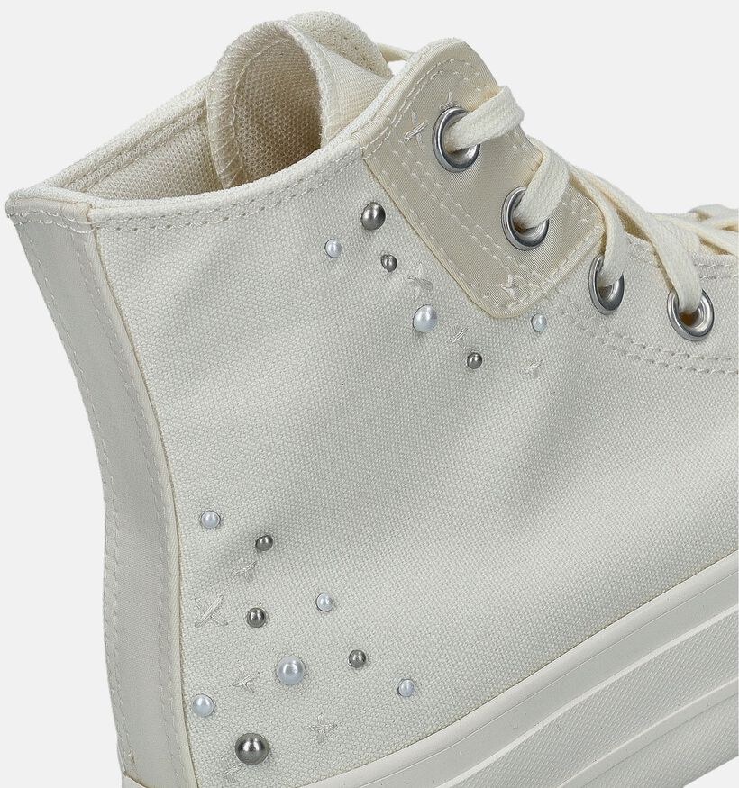 Converse Chuck Taylor All Star Lift Baskets en Écru pour femmes (348832)