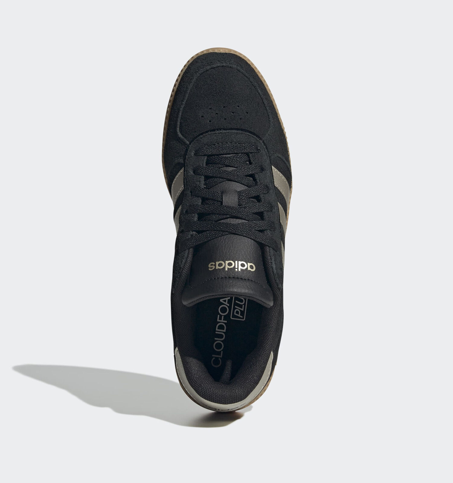 Adidas Breaknet SLeek Zwarte sneaker met Metallic Strepen | Dames Sneakers  | Online op TORFS.BE