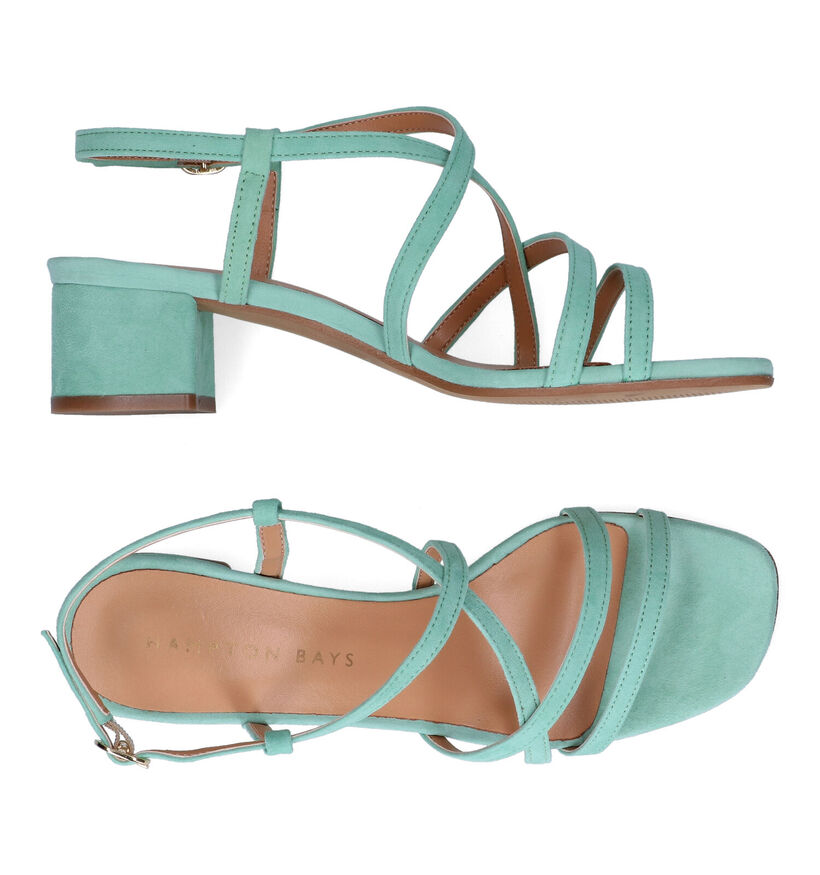Hampton Bays Sandales à talons en Vert pour femmes (310209)