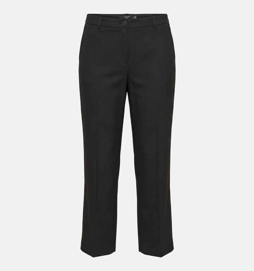 Vero Moda Curve Texas Straight Zwarte Broek L32 voor dames (378129)