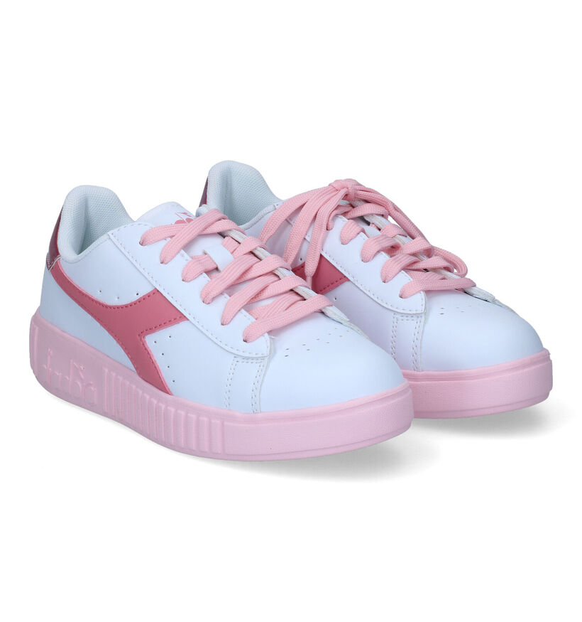 Diadora Game Step GS Witte Sneakers voor meisjes (302943)