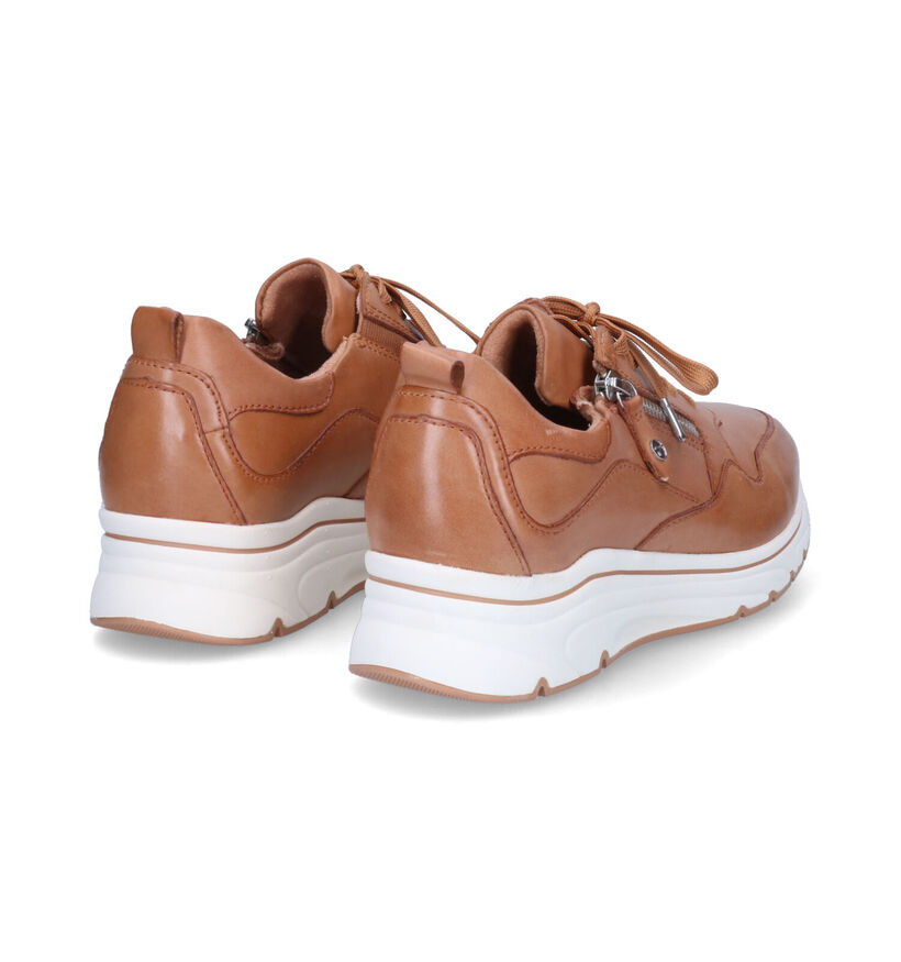 Tamaris Pure Relax Cognac Veterschoenen in leer (302763)