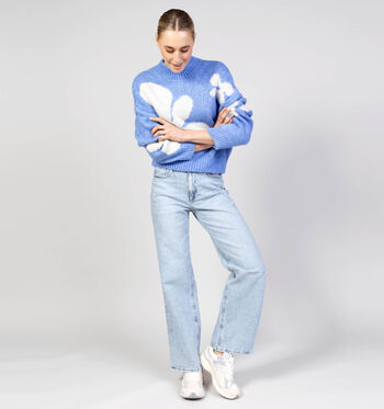 JDY Truien Blauw/Roze