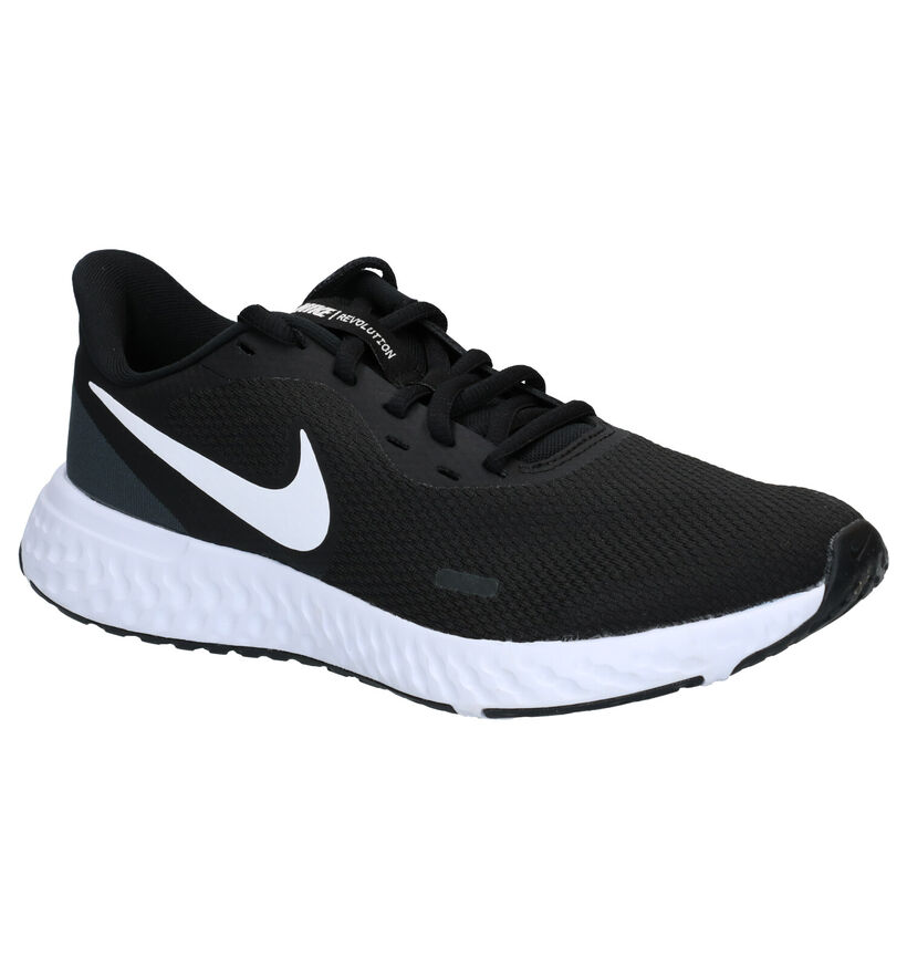 Nike Revolution 5 Baskets en Noir en simili cuir (290920)